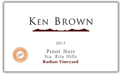 Product Image for 2017 Radian Vineyard Pinot Noir